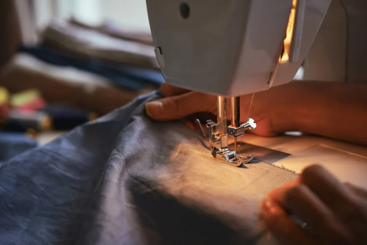 Working seamstress